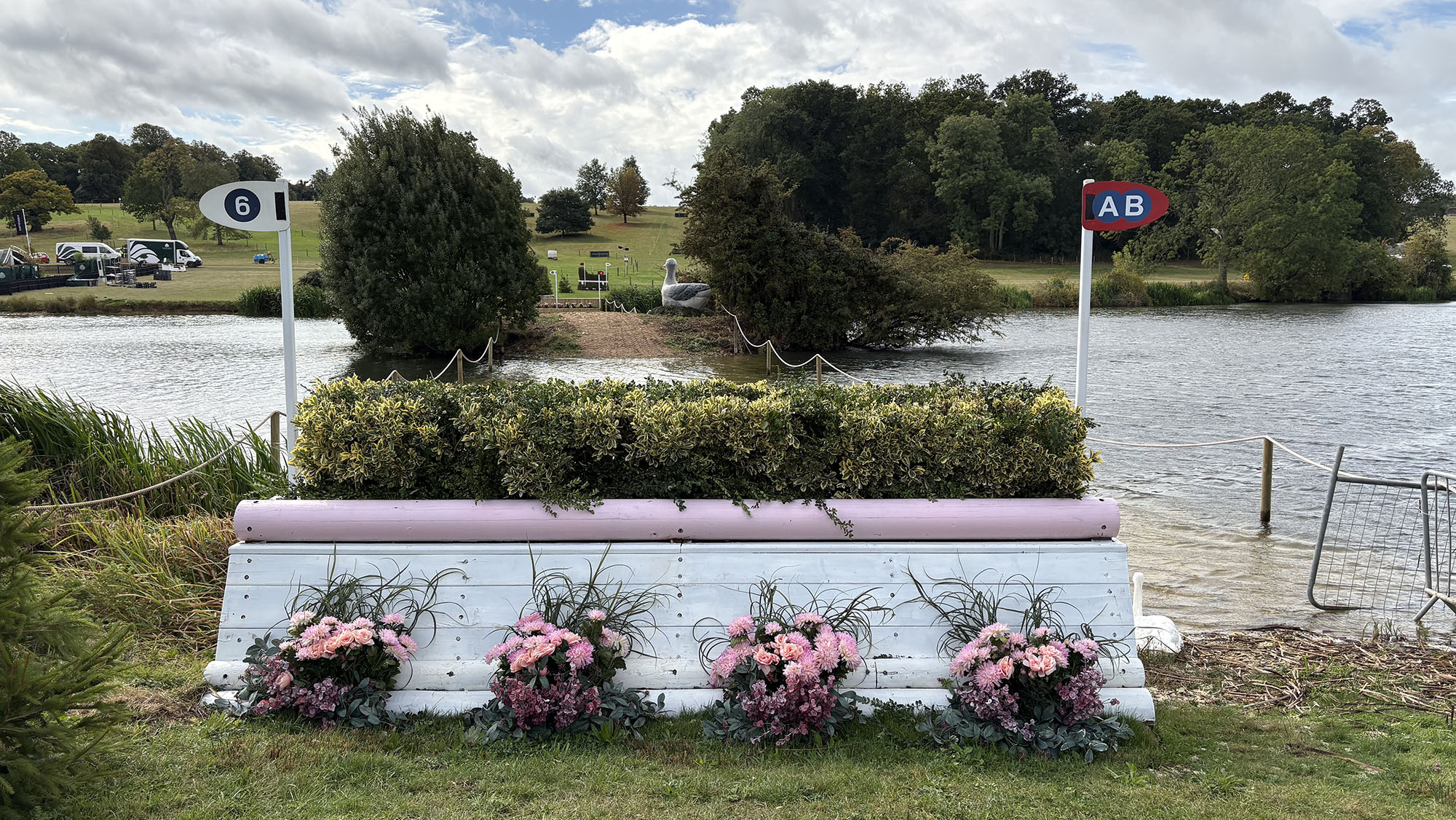 Burghley Horse Trials cross-country course 2025 fence 6ab