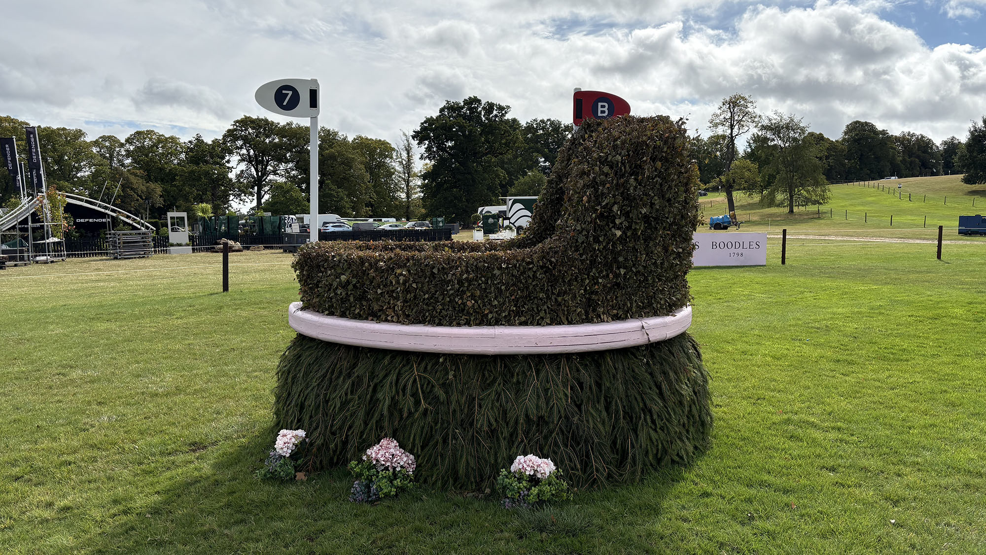 Burghley Horse Trials cross-country course 2025 fence 7a alternative