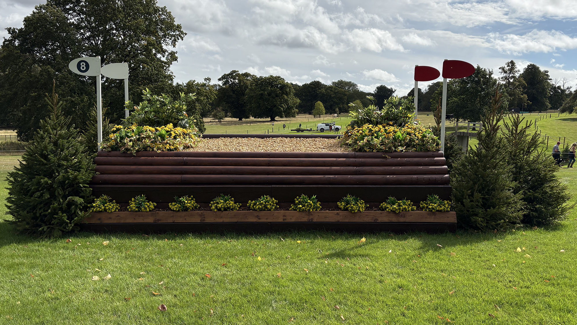 Burghley Horse Trials cross-country course 2025 fence 8