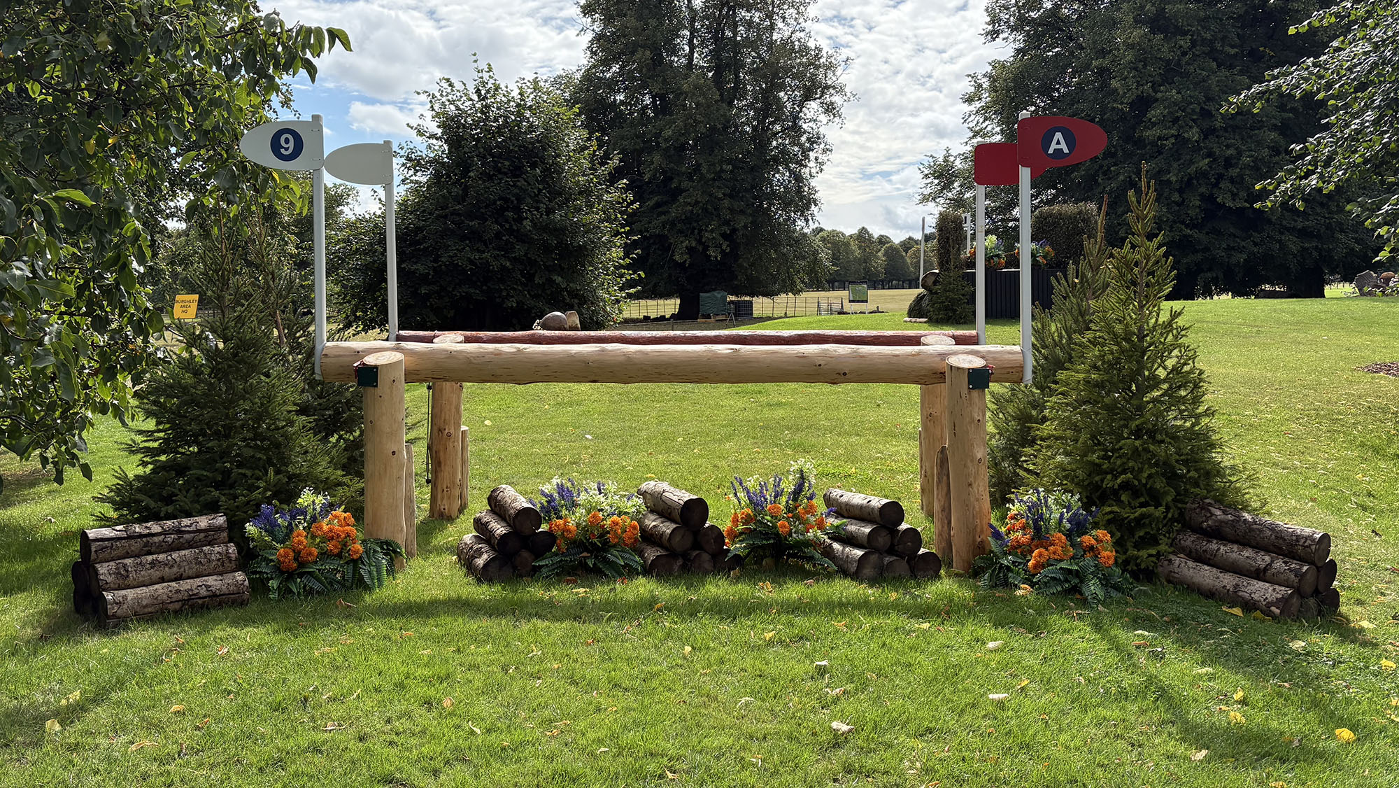 Burghley Horse Trials cross-country course 2025 fence 9a