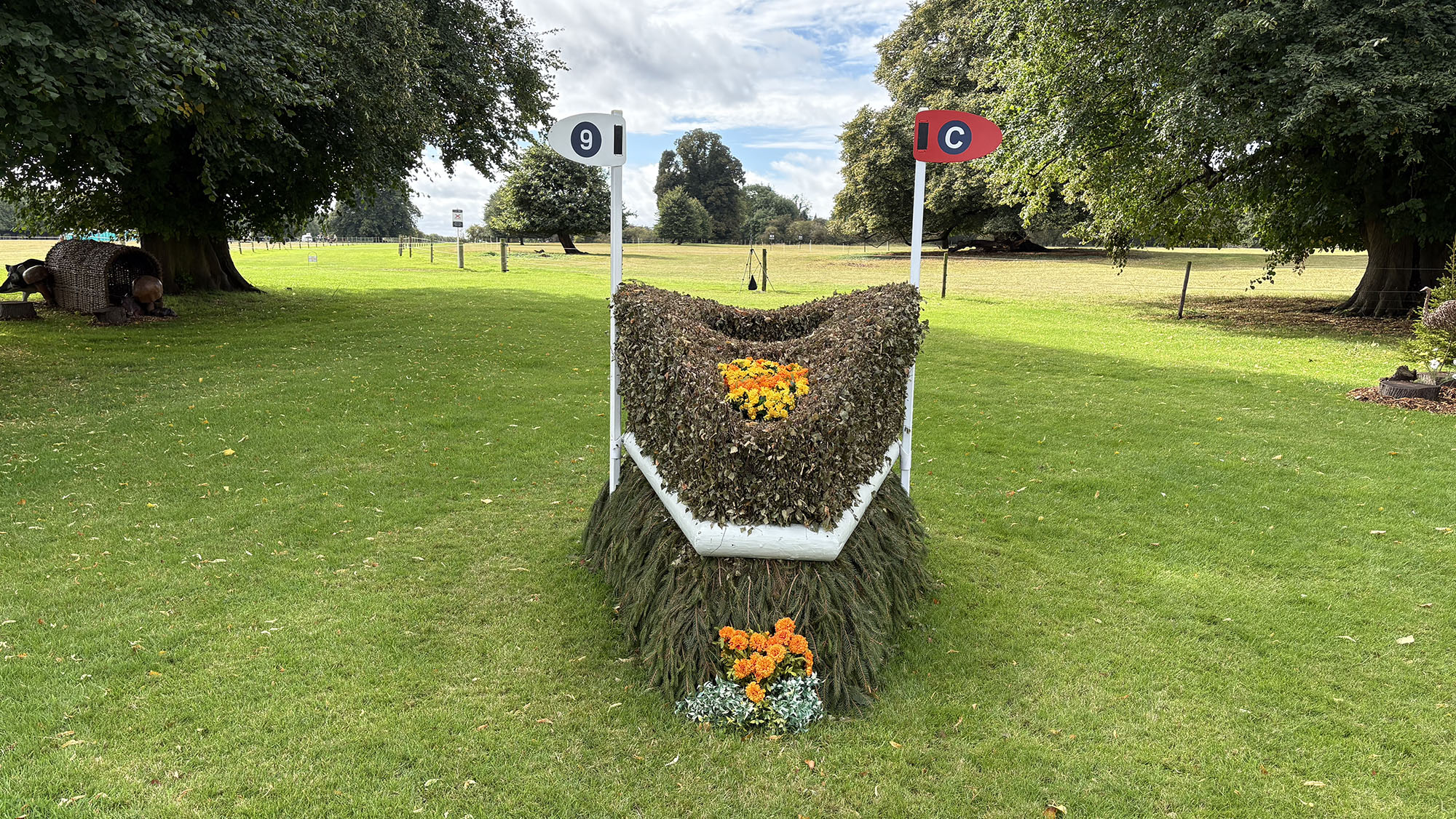 Burghley Horse Trials cross-country course 2025 fence 9c