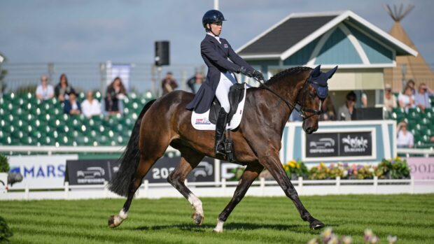 Burghley Horse Trials dressage: Alice Casburn and Topspin