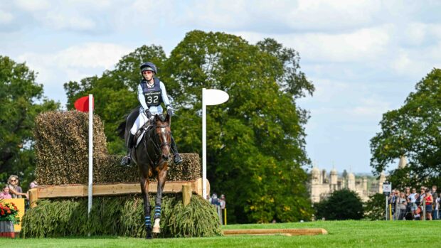 Burghley Horse Trials cross-country: Alice Casburn and Topspin