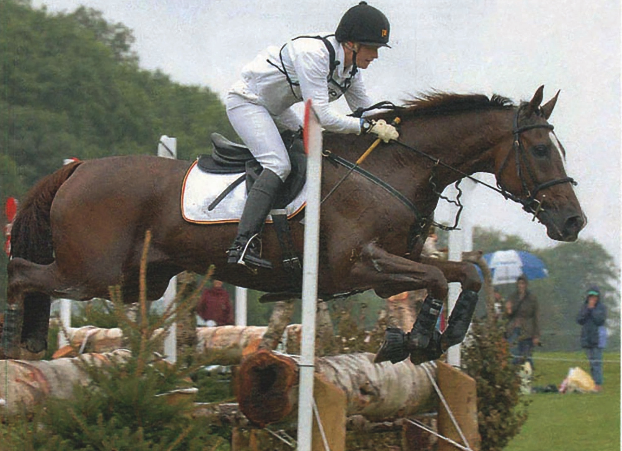 Karin Donckers and Gormley at the 2005 European Championships at Blenheim.