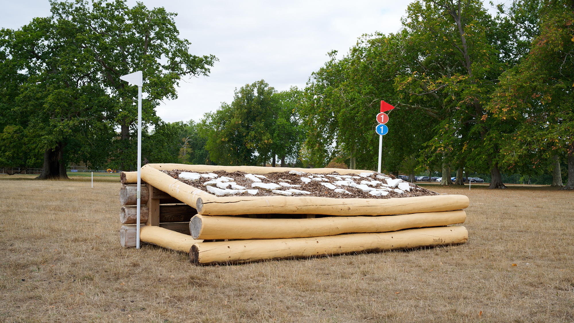 Blenheim European Championships cross-country course: fence 1