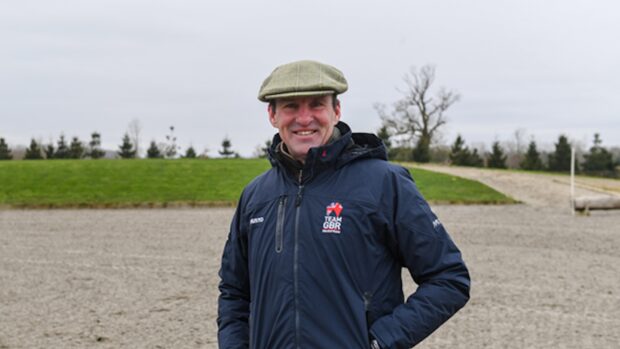 Dickie Waygood reacts to British falls at Blenheim European Championships