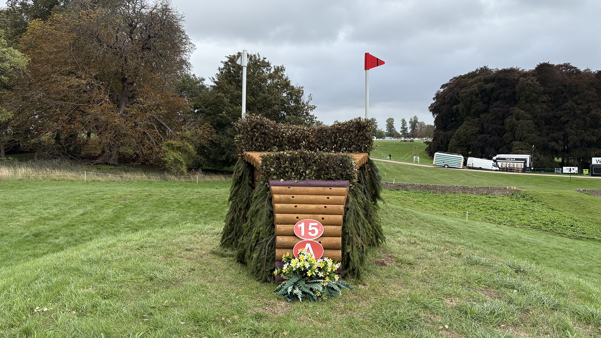 Blenheim European Championships cross-country course: fence 15a
