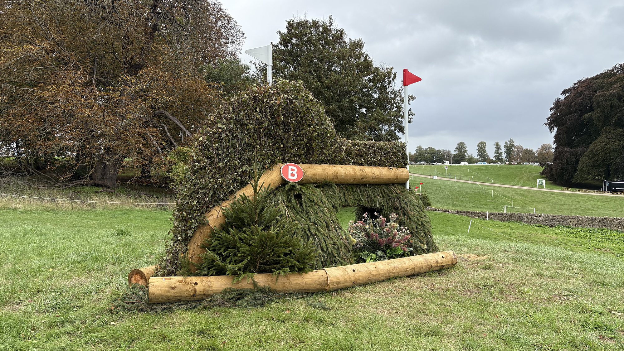 Blenheim European Championships cross-country course: fence 15b