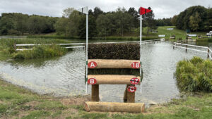 Blenheim European Championships cross-country course: fence 17c/18ab