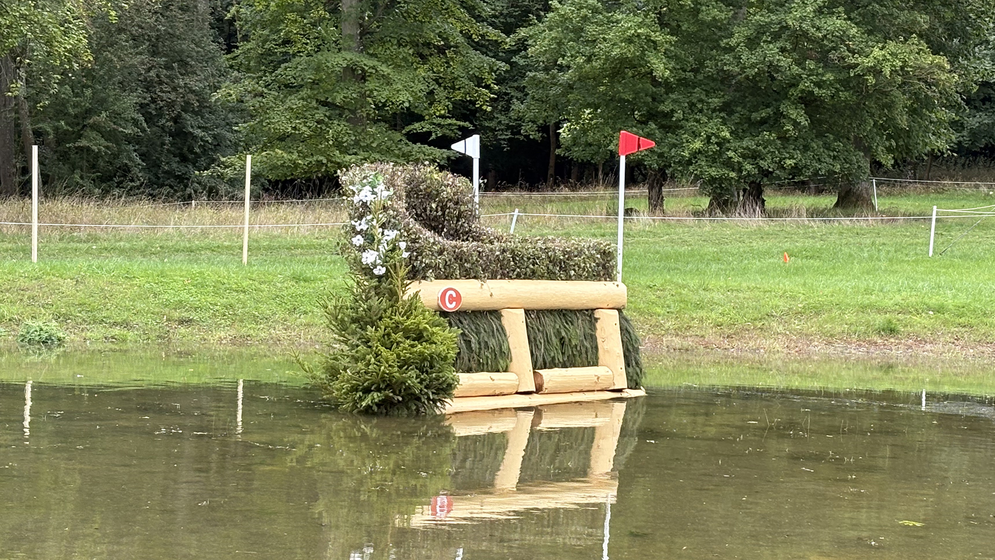 Blenheim European Championships cross-country course: fence 20c