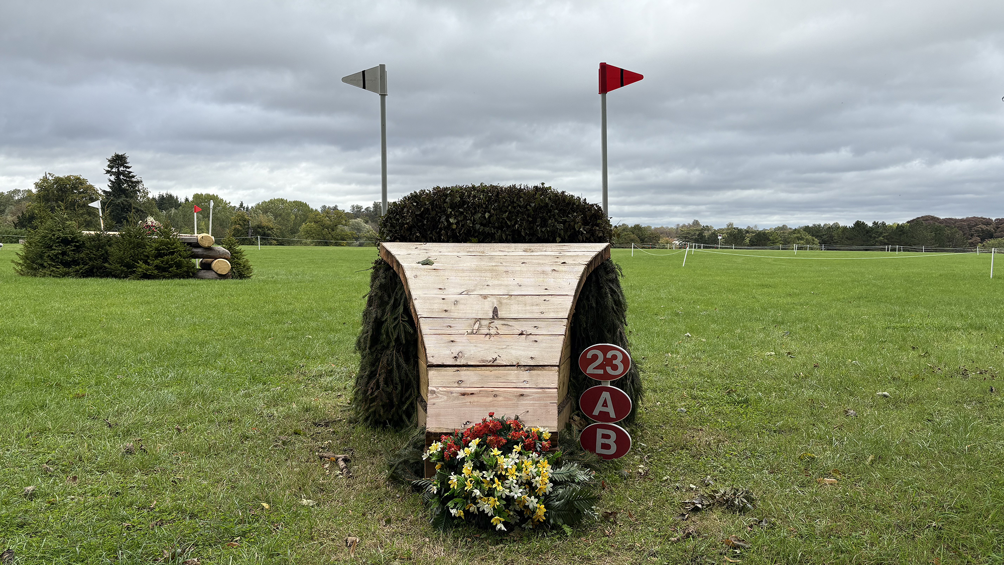 Blenheim European Championships cross-country course: fence 23ab