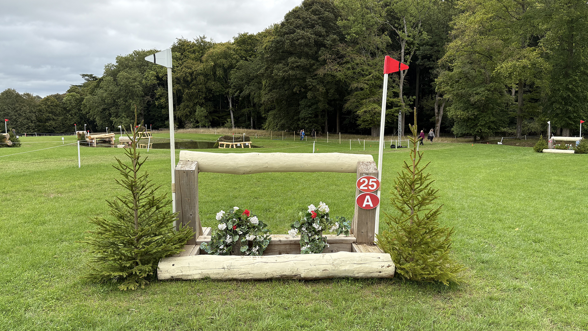 Blenheim European Championships cross-country course: fence 25a alternative