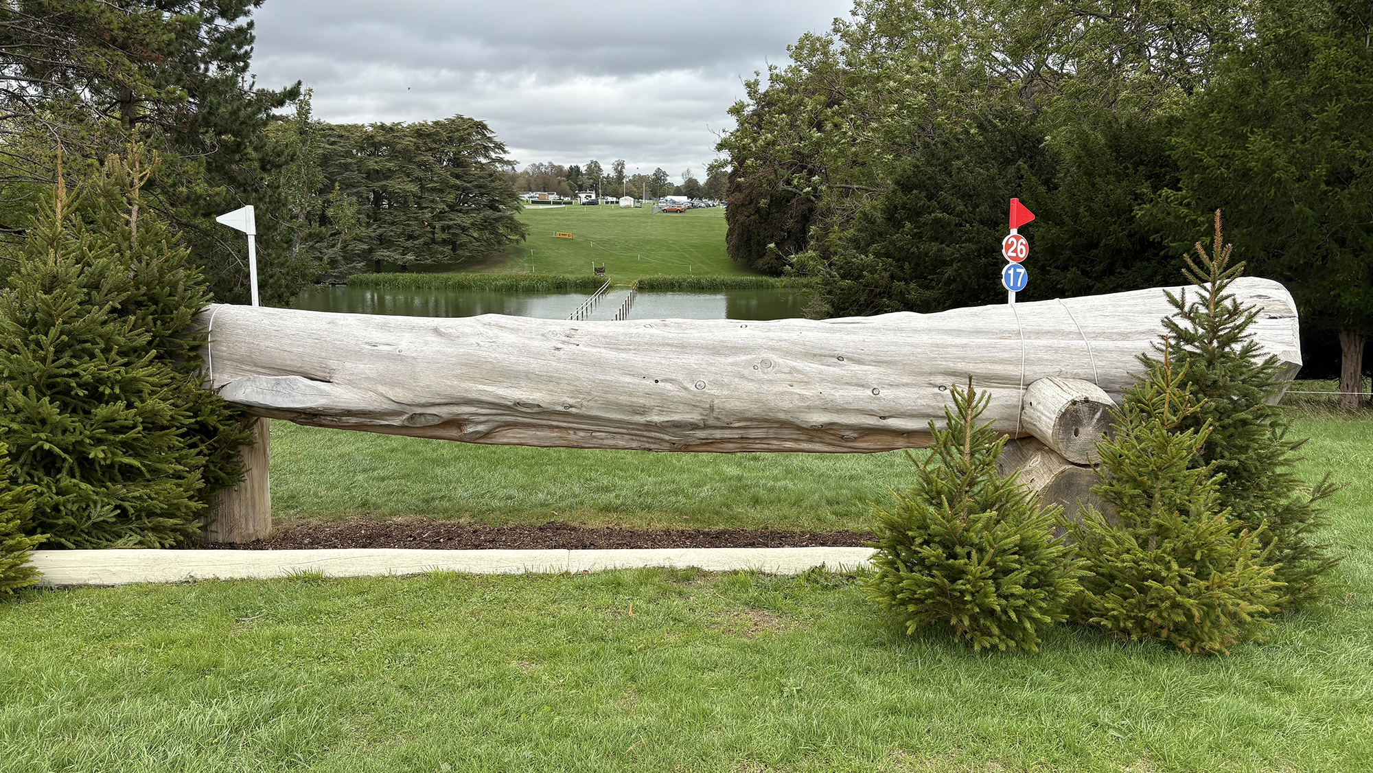 Blenheim European Championships cross-country course: fence 26