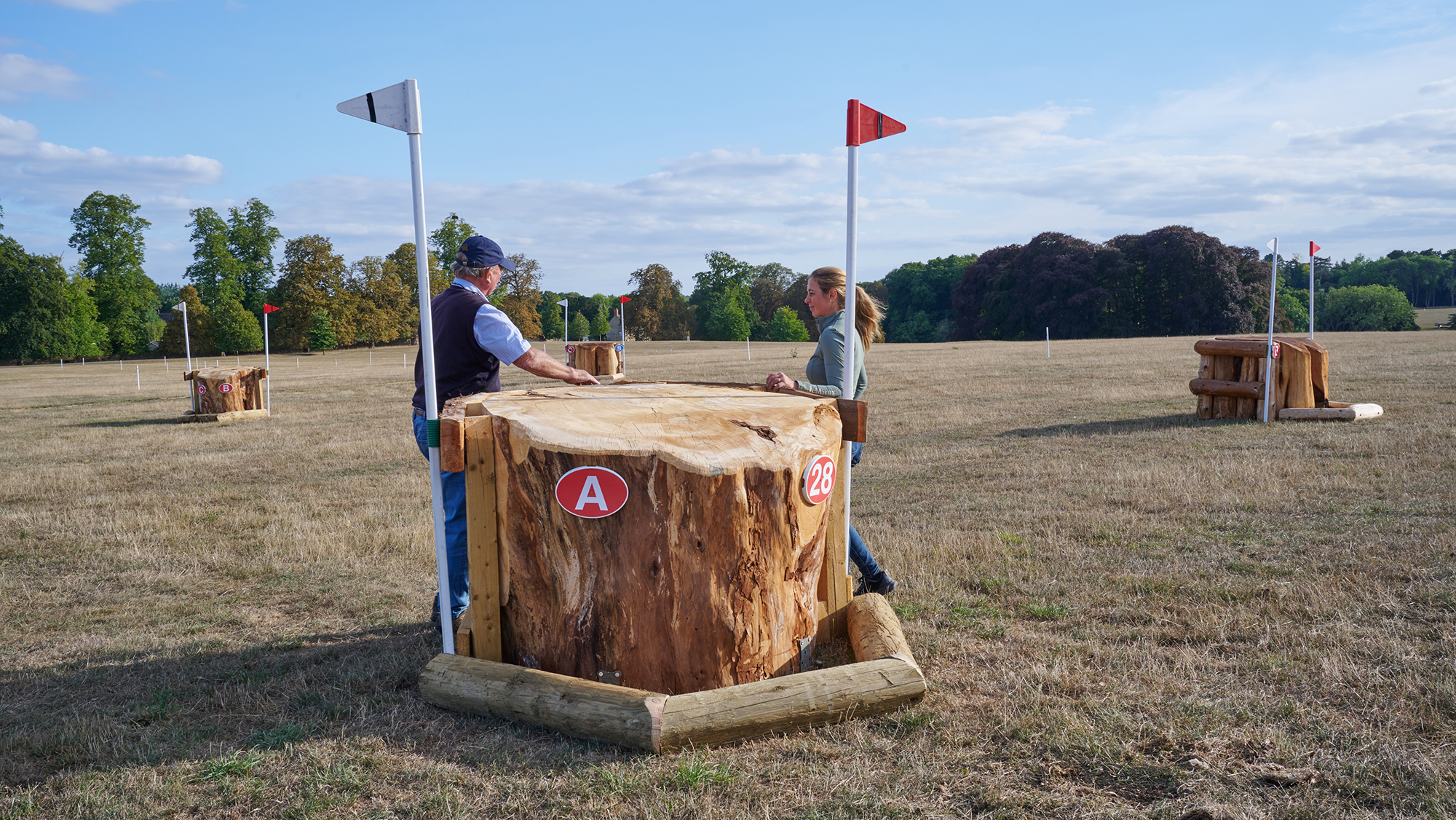 Blenheim European Championships cross-country course fence 28abc
