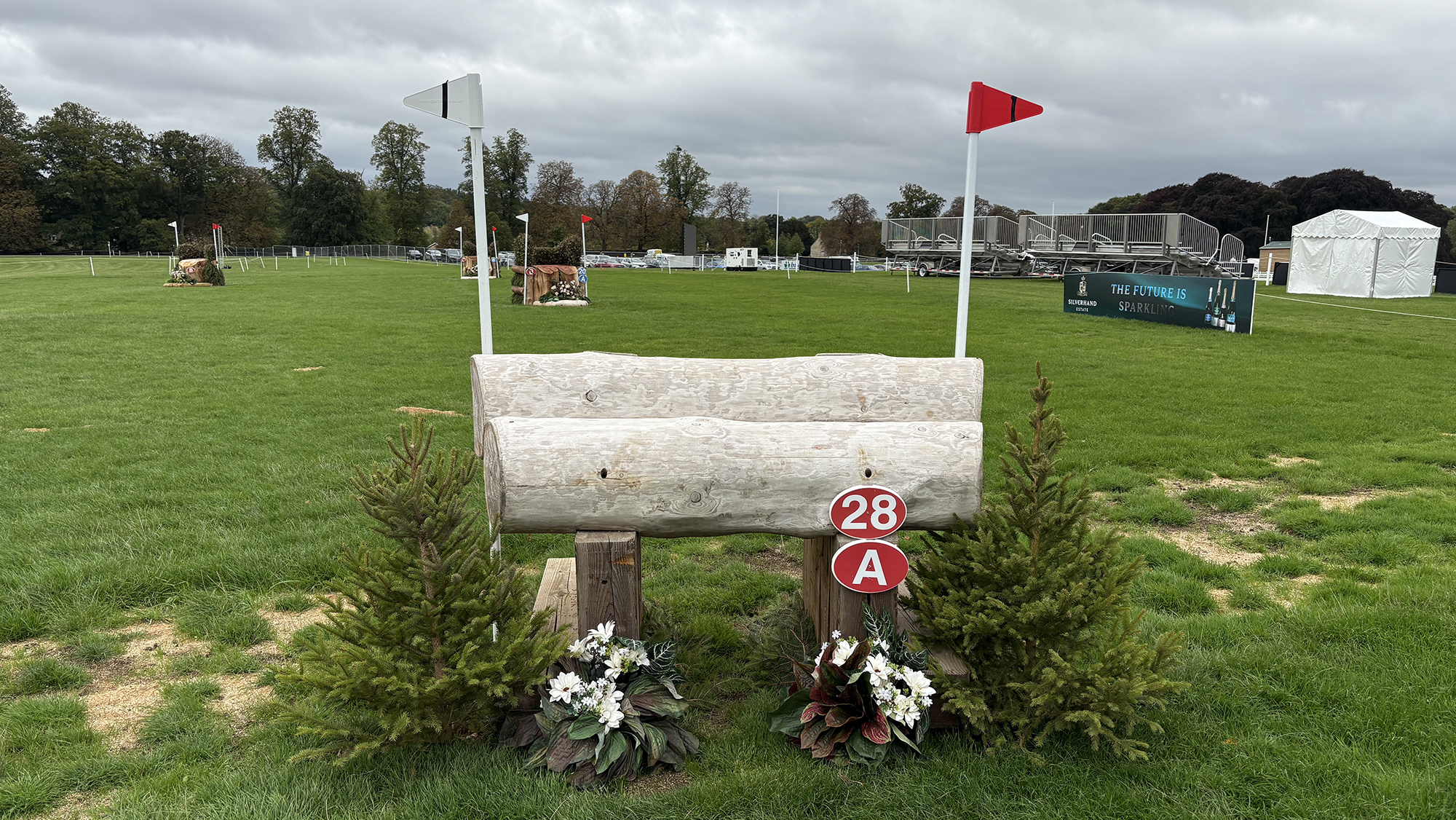 Blenheim European Championships cross-country course: fence 28a alternative