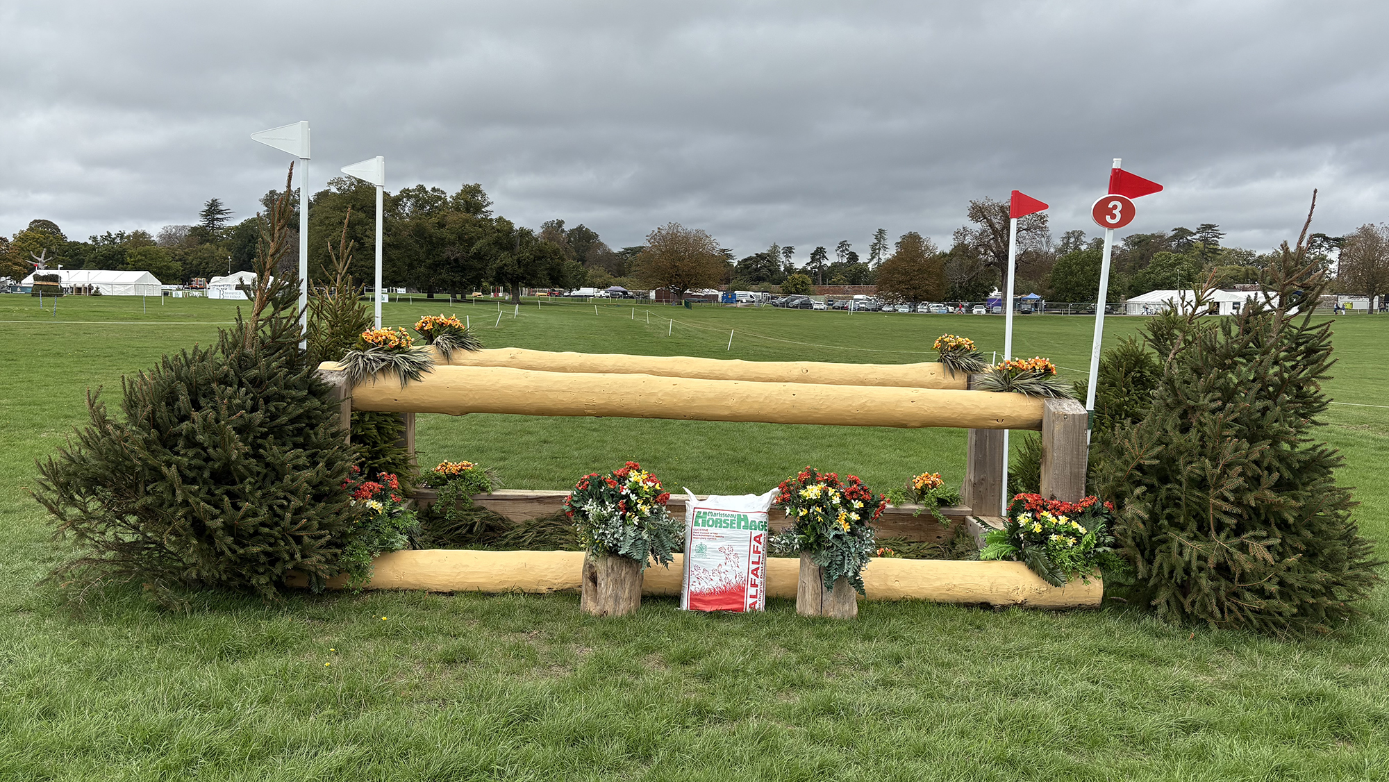 Blenheim European Championships cross-country course: fence 3