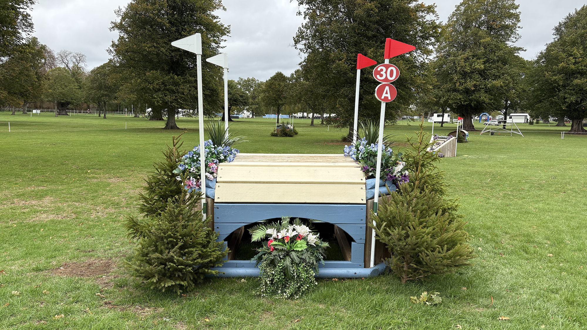 Blenheim European Championships cross-country course: fence 30a