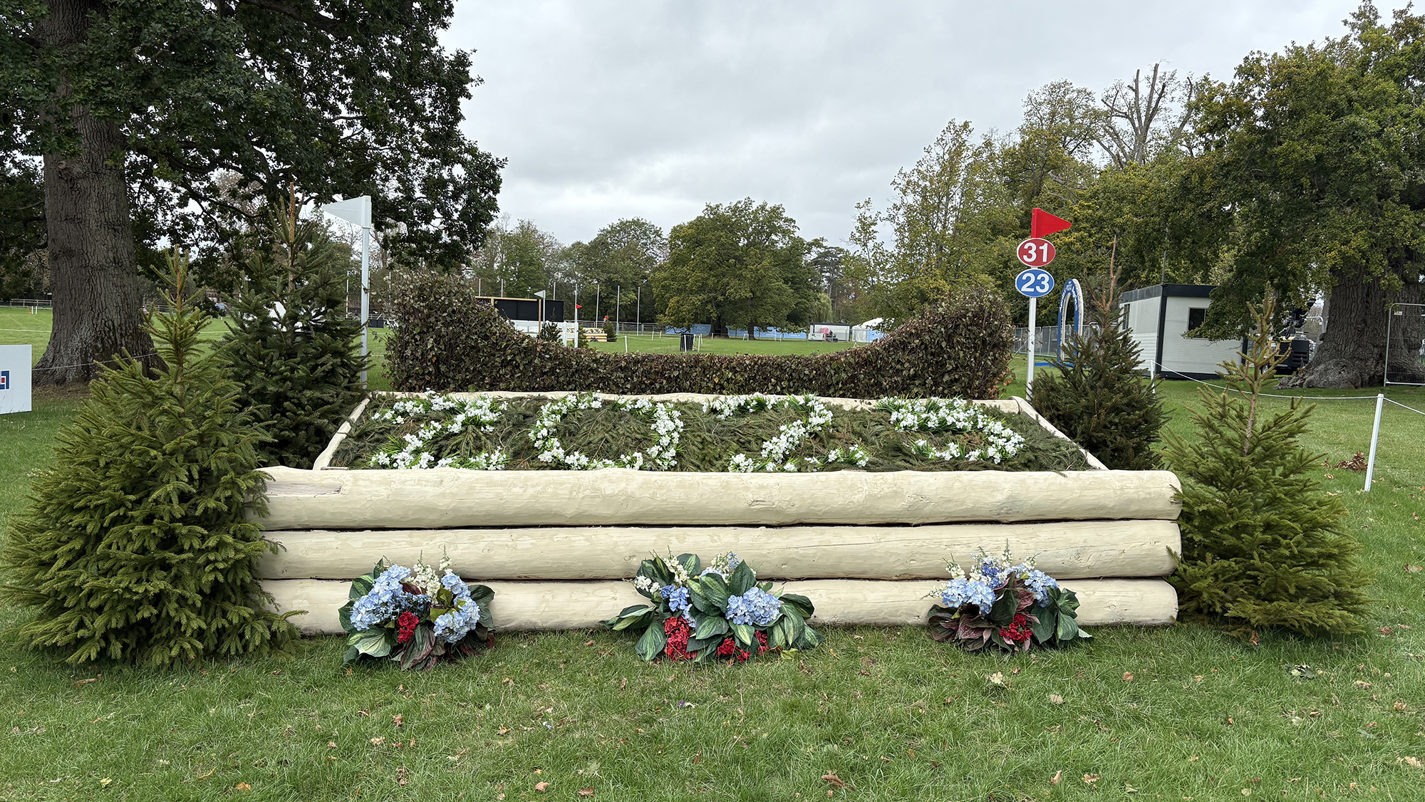 Blenheim European Championships cross-country course: fence 31