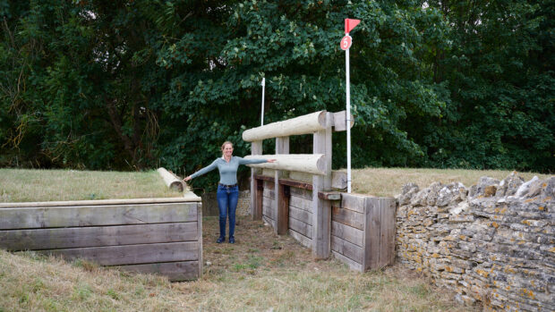 Blenheim European Championships cross-country course: fence five