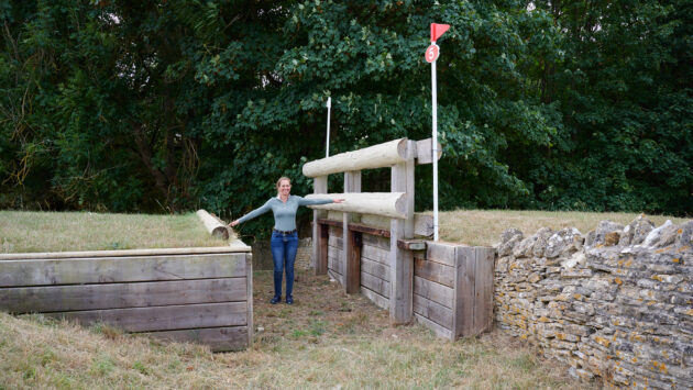 Take a first look at Kitty King walking the Blenheim European Championships cross-country course