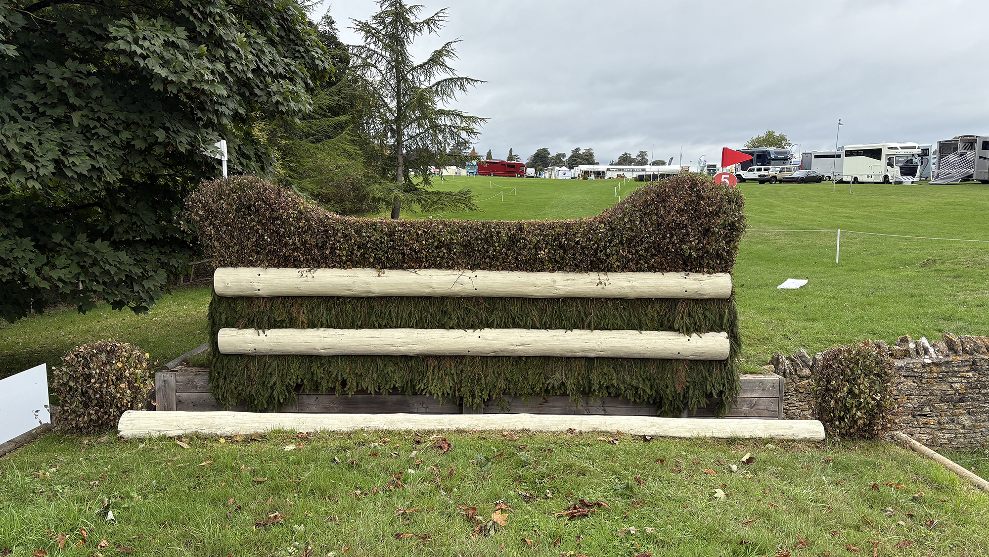 Blenheim European Championships cross-country course: fence 5