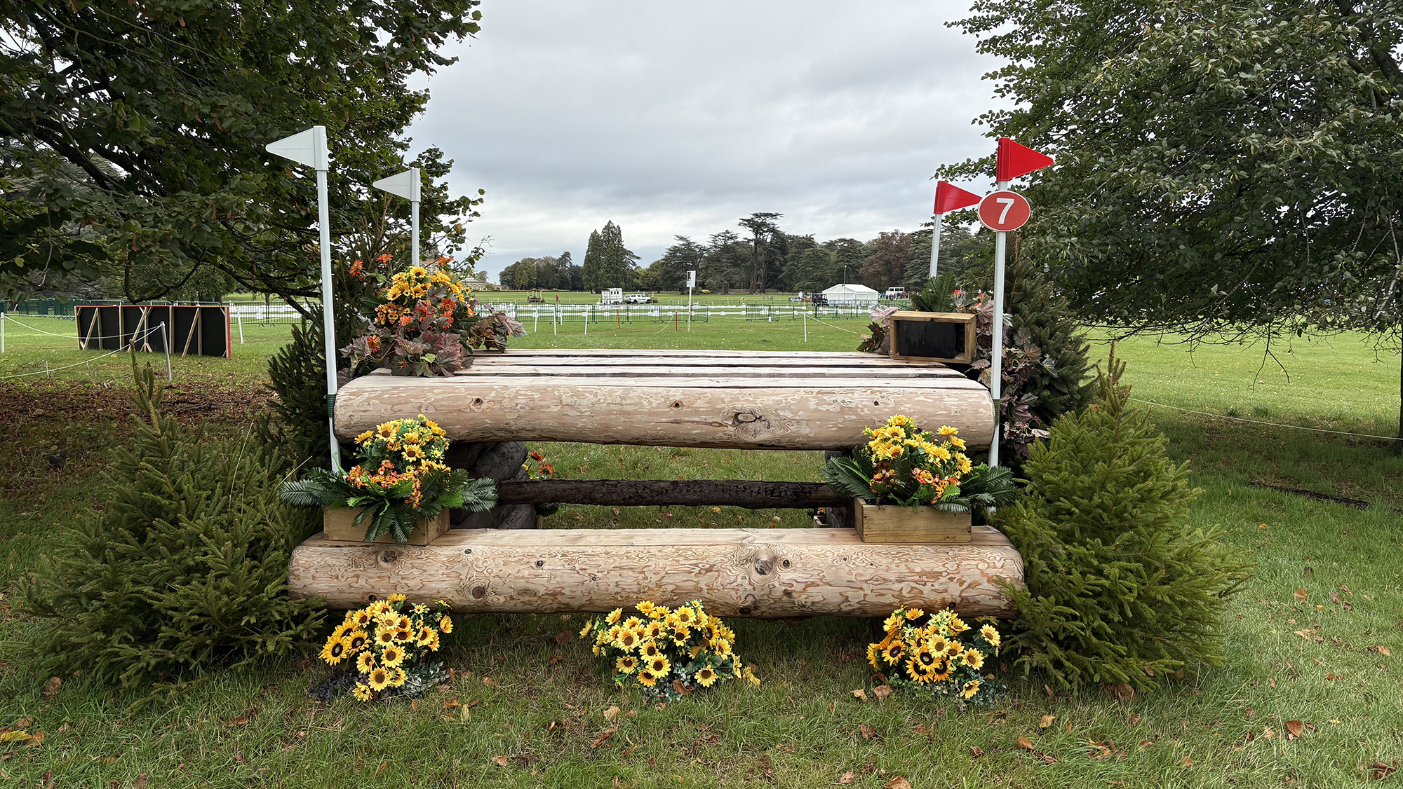 Blenheim European Championships cross-country course: fence 7