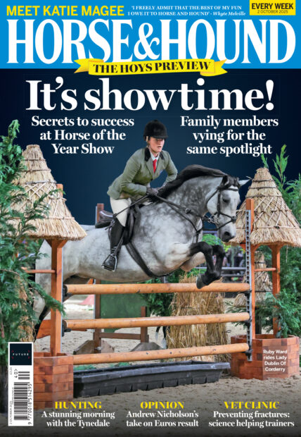 Horse & Hound magazine cover; on sale date 2 October 2025