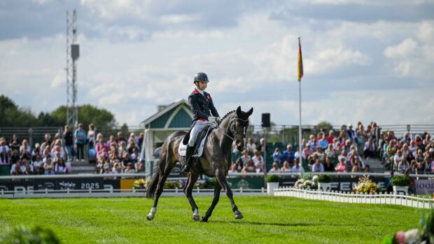 Burghley Horse Trials dressage: Harry Meade and Annaghmore Valoner