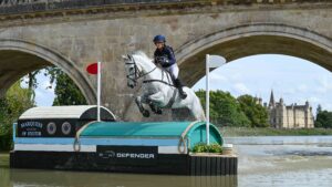 Holly Richardson and Ballyneety Silver Service at Burghley 2025.
