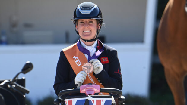 Pictured Great Britain's Jemima Green wins second medal at European Para Dressage Championships