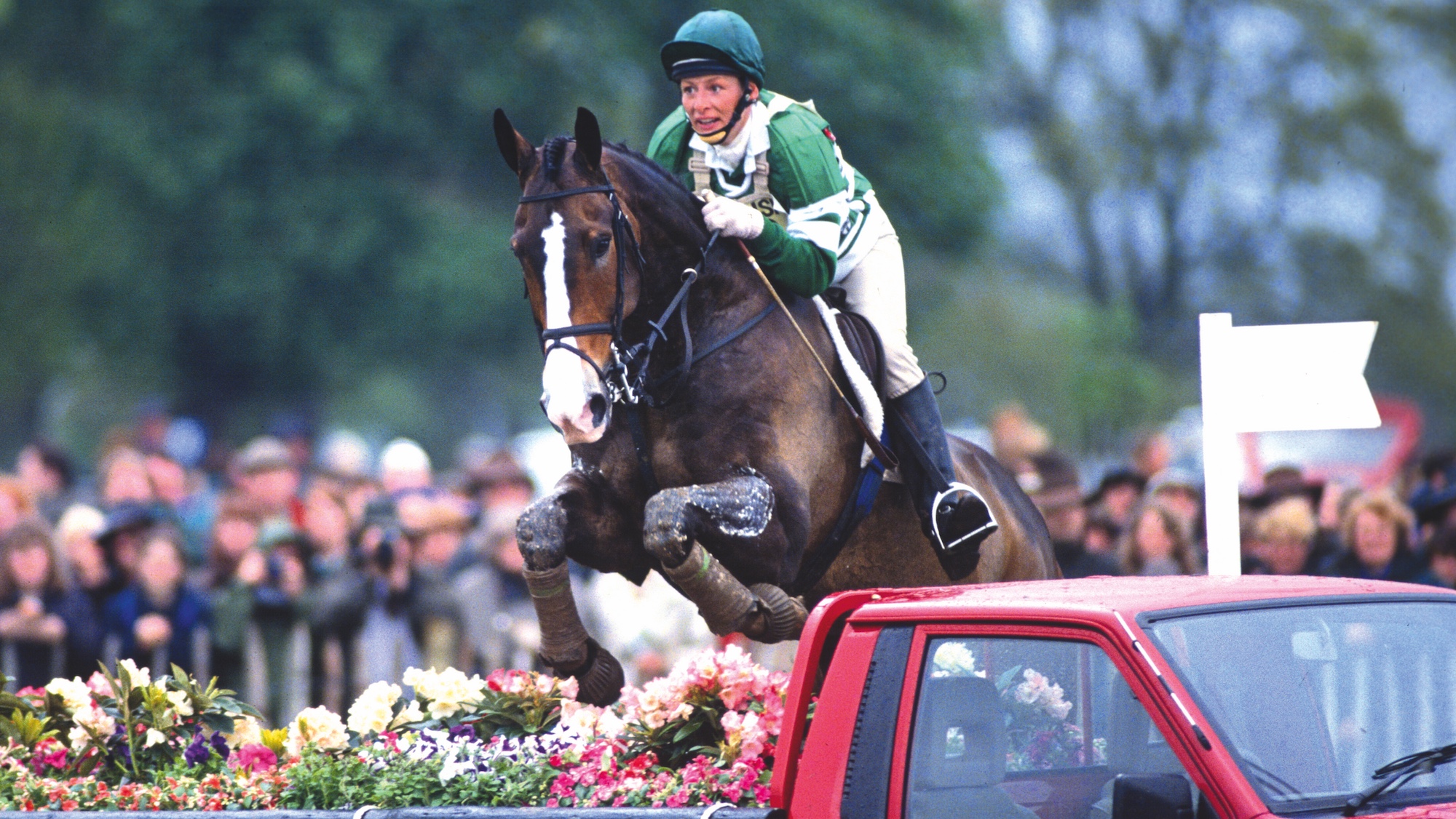 Eventer King William and Mary King at Badminton 1992