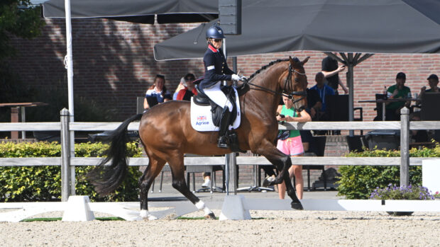 Pictured Great Britain's Nicola Naylor at the European Para Dressage Championships