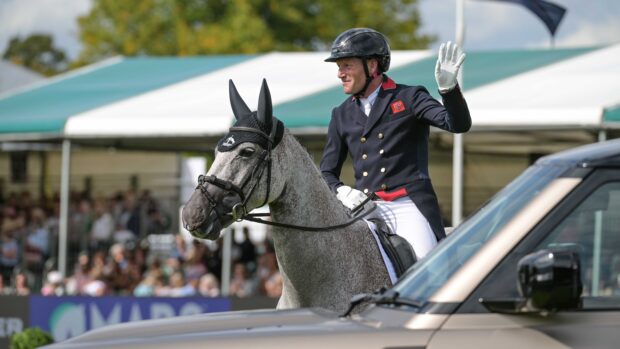 Burghley Horse Trials dressage: Oliver Townend and Cooley Rosalent