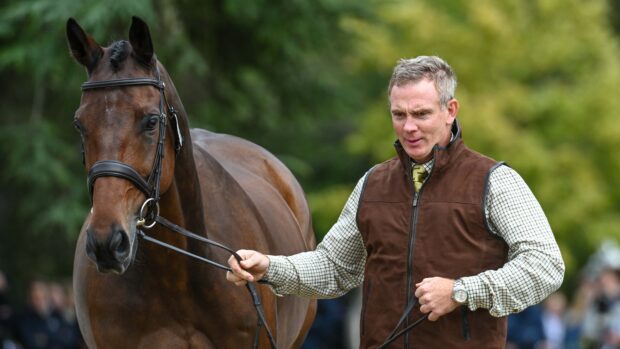 Padraig McCarthy and Pomp N Circumstance during the 1st Horse Inspection for the Agria FEI Eventing European Championship, Blenheim Palace. Held in the grounds of Blenheim Palace near Woodstock in Oxfordshire in the UK between 18th - 21st September 2025