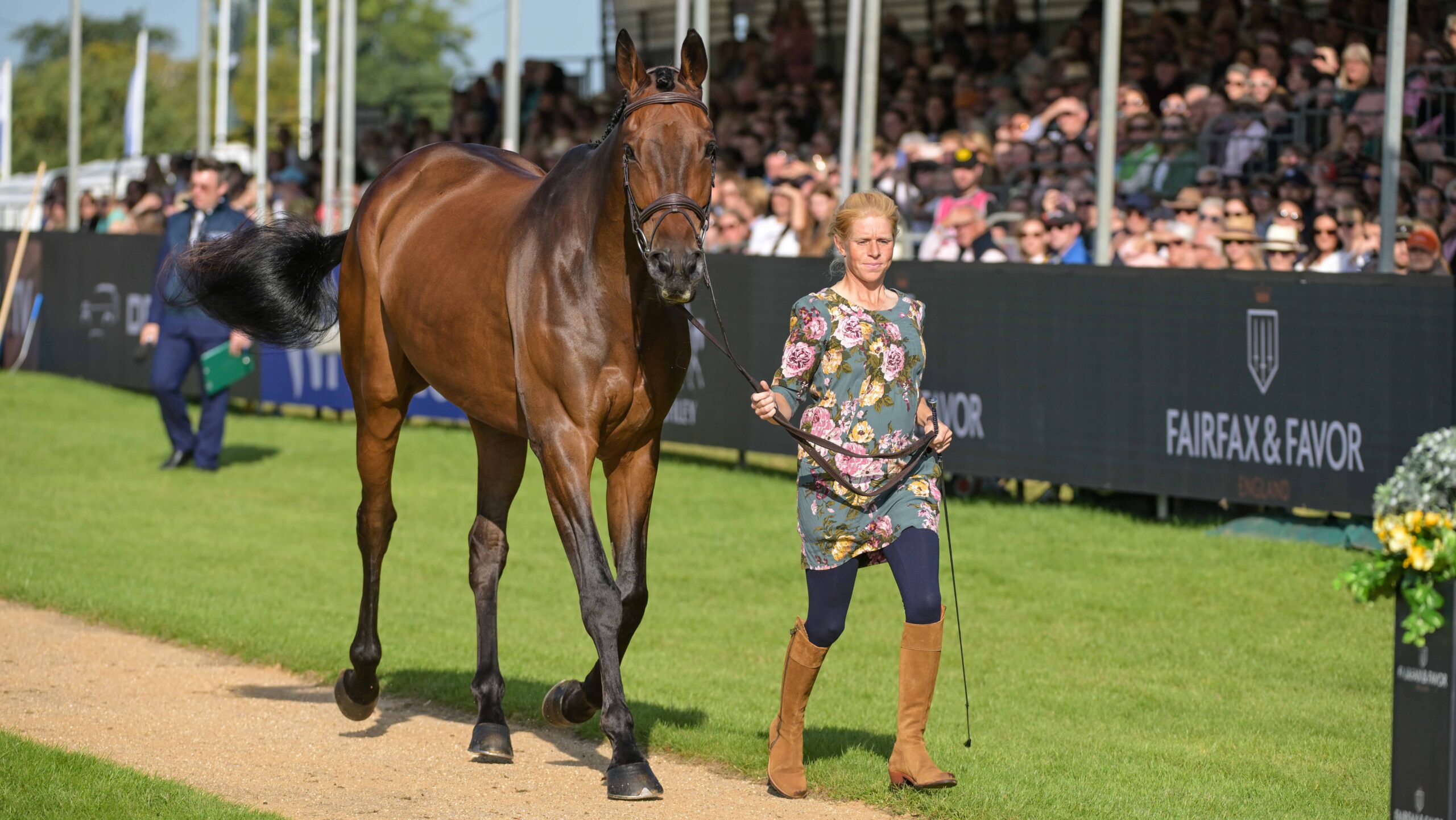 Burghley Horse Trials final trot-up: Ros Canter and Lordships Graffalo