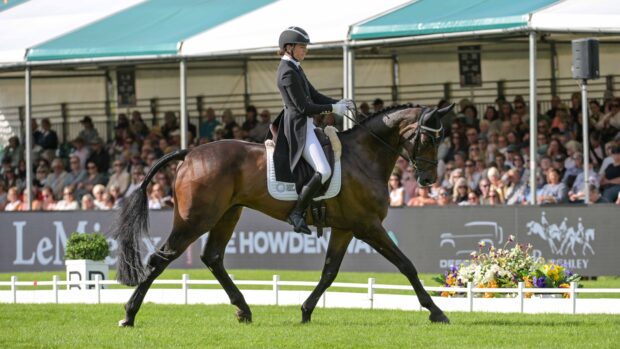 Burghley Horse Trials dressage Samantha Lissington