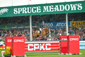 Scott Brash and Hello Jefferson win the world's richest ever $5m showjumping prize at Spruce Meadows, Canada.