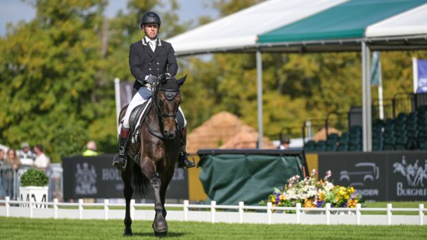 Burghley Horse Trials dressage: Tom Crisp and Dassett Rock Star