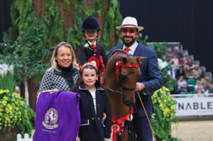 2025 mini championship at Horse of the Year Show goes to Florence Rendall and Elmswood Spring Parade