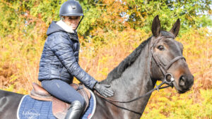 Pictured Alice Casburn and mare LSS Ile De Re