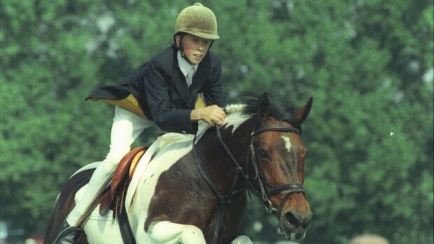Pony champion Strawberry Mojo with Ben Maher riding