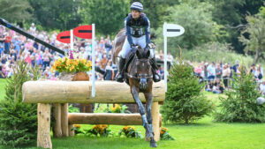 Maryland 5 Star cross-country times: Alex Bragg and Quindiva, pictured at Burghley 2023, are the sole British starters
