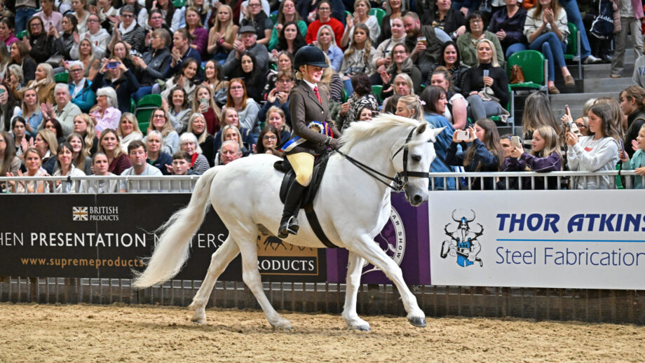 Equestrian Influencer Harlow White wins at HOYS