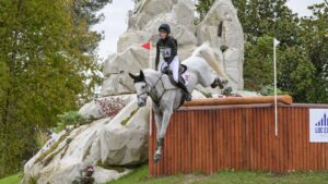 Emily Hamel and Corvett at Pau Horse Trials