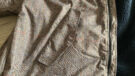 Hestt Eco-Ultra riding robe close up view of storm flap over pocket