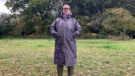 Lady wearing Hestt Eco-Ultra Riding Robe Front view