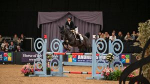 Hollie Gerken and LIVEWIRE VI - Winner - STX - UK Pony Foxhunter Championship during the Horse of the Year Show held at the NEC in Birmingham in UK between 8 -12 th October 2025