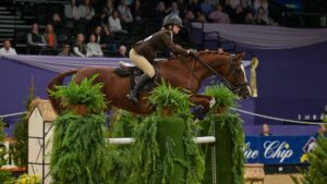 Georgia Darlington and Jara jump to glory and stand HOYS working hunter champion