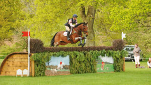 Georgie Spence (now Goss) and Running Brook at Badminton 2009.