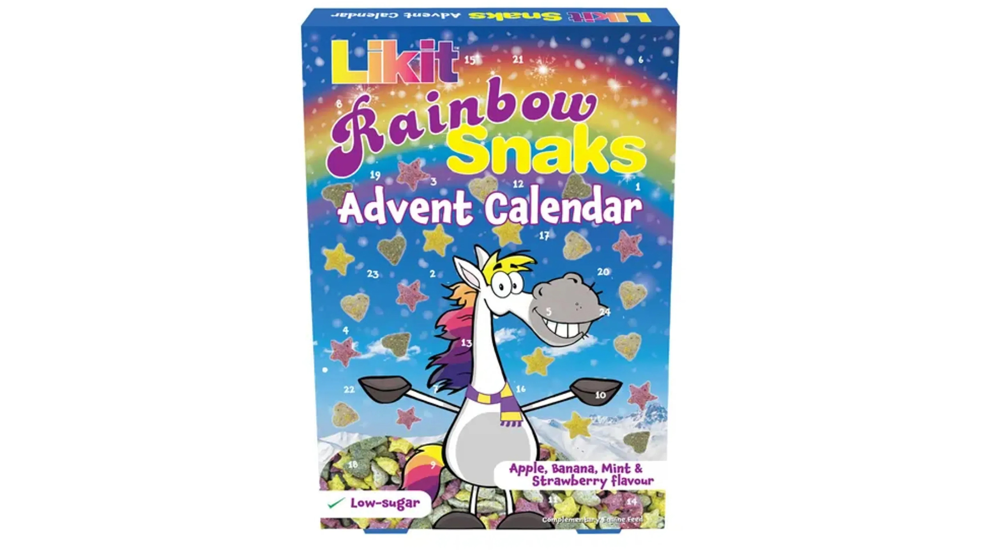 Likit Rainbow Snacks Horse Treat Advent Calendar for horses